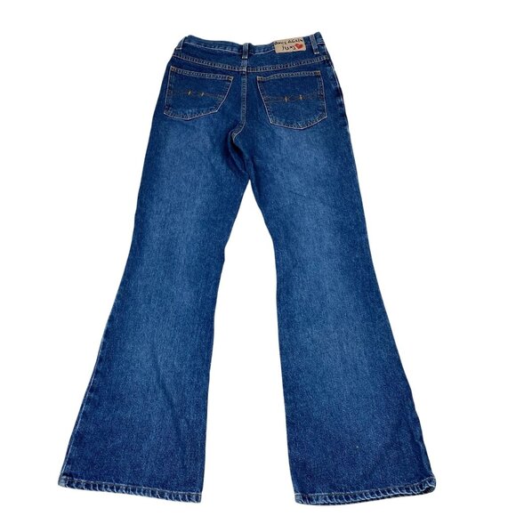 Once Again Women's Jeans Size 11 Flare Leg High Waist Denim 100% Cotton - Picture 14 of 14